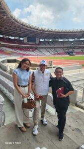 Dr.Charles Bonar Sirait,SE,MM mengunjungi Stadion GBK untuk HUT HKBP 165